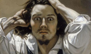 «Le désespéré» («El hombre desesperado»), Autorretrato de Gustave Courbet,  h. 1845